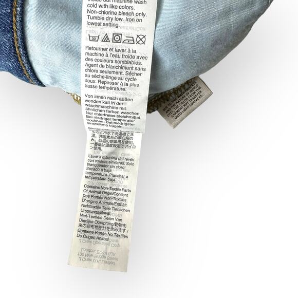 Madewell 9" Mid-Rise Skinny Crop Jean Button Front 27 Medium Wash Tencel AJ173 - Picture 9 of 13